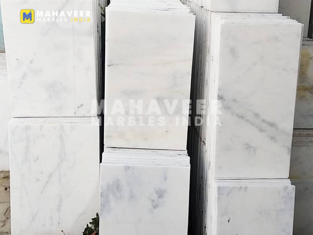 Ocean White Marble Tiles