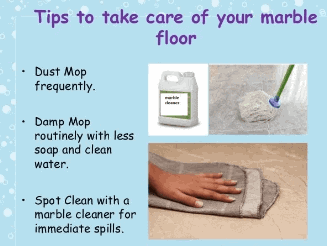 Tips to Take care for Marble