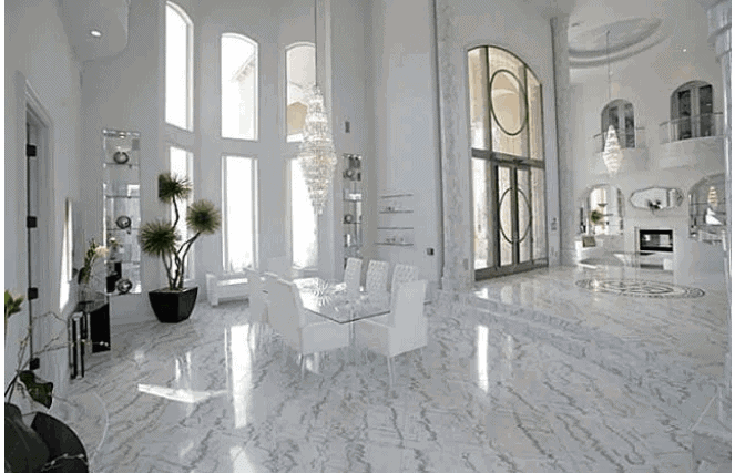 White Marble Flooring