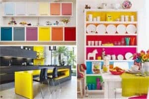 colorful kitchen interior design