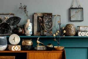 vintage accessories interior design