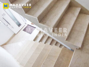 Botticino Classico Marble Stairs