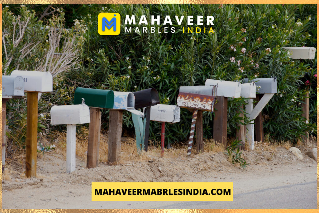 Granite Mailbox Posts
