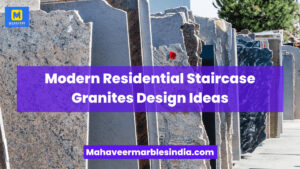 Modern Residential Staircase Granites Design Ideas-min